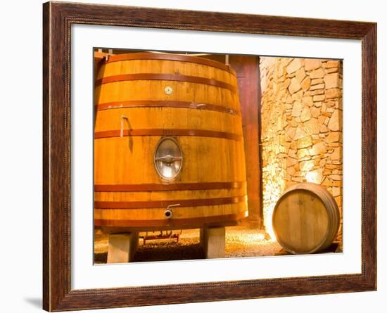 Oak Barrels, Juanico Winery, Uruguay-Stuart Westmoreland-Framed Photographic Print