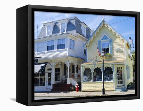 Oak Bluffs, Martha's Vineyard, Cape Cod, Massachusetts, USA-Fraser Hall-Framed Premier Image Canvas