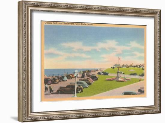 Oak Bluffs, Martha's Vineyard-null-Framed Art Print