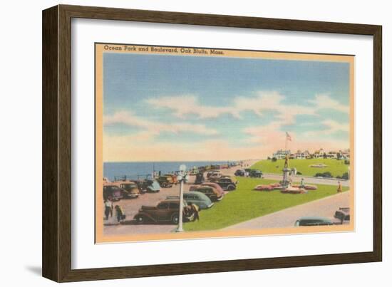 Oak Bluffs, Martha's Vineyard-null-Framed Art Print