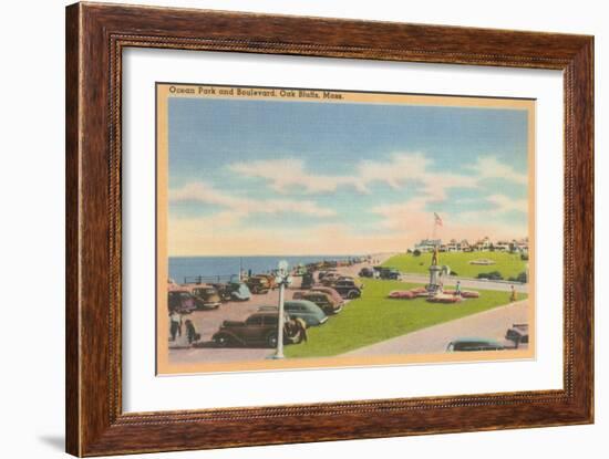 Oak Bluffs, Martha's Vineyard-null-Framed Art Print