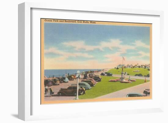 Oak Bluffs, Martha's Vineyard-null-Framed Art Print