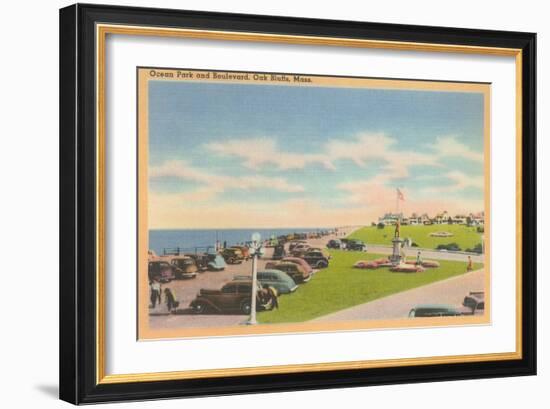 Oak Bluffs, Martha's Vineyard-null-Framed Art Print