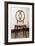 Oak Chair with Oval Openwork Back, Germany-null-Framed Giclee Print