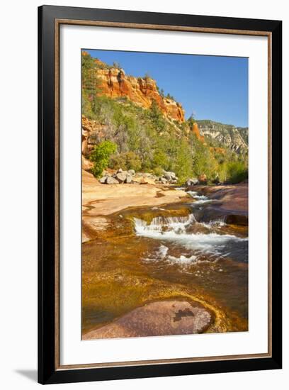 Oak Creek, Slide Rock State Park, Sedona, Arizona, Usa-Michel Hersen-Framed Photographic Print