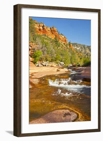 Oak Creek, Slide Rock State Park, Sedona, Arizona, Usa-Michel Hersen-Framed Photographic Print