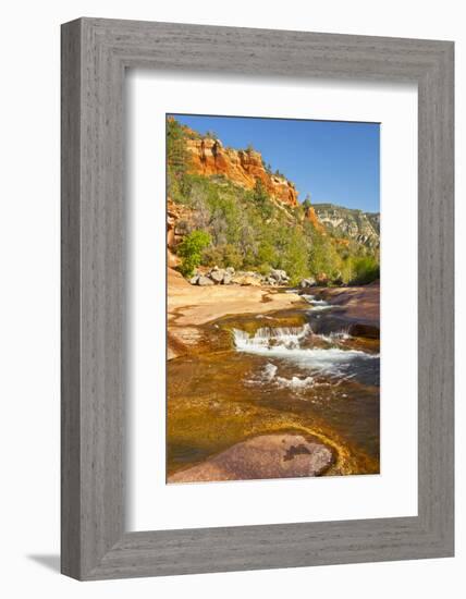 Oak Creek, Slide Rock State Park, Sedona, Arizona, Usa-Michel Hersen-Framed Photographic Print