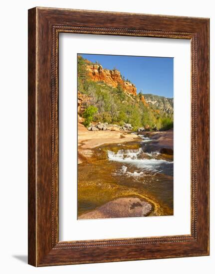 Oak Creek, Slide Rock State Park, Sedona, Arizona, Usa-Michel Hersen-Framed Photographic Print