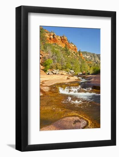 Oak Creek, Slide Rock State Park, Sedona, Arizona, Usa-Michel Hersen-Framed Photographic Print