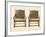 Oak Double Chairs-Shirley Charles Llewellyn Slocombe-Framed Giclee Print