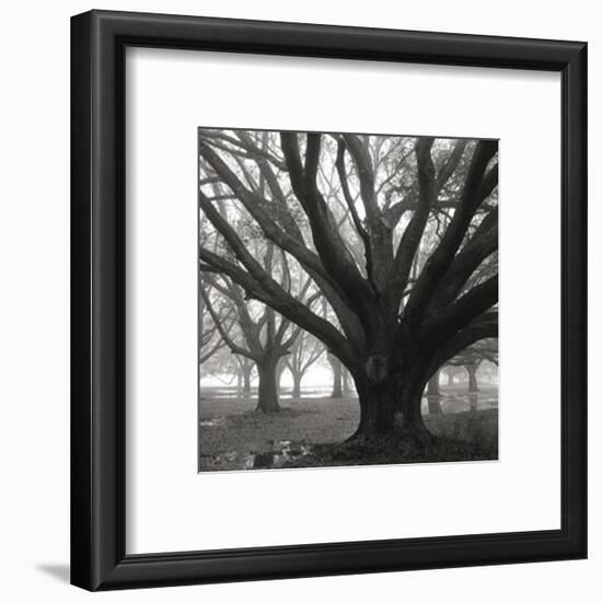 Oak Grove, Winter-William Guion-Framed Art Print