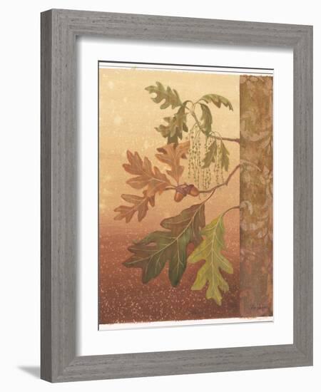 Oak Leaves-Jillian Jeffrey-Framed Art Print