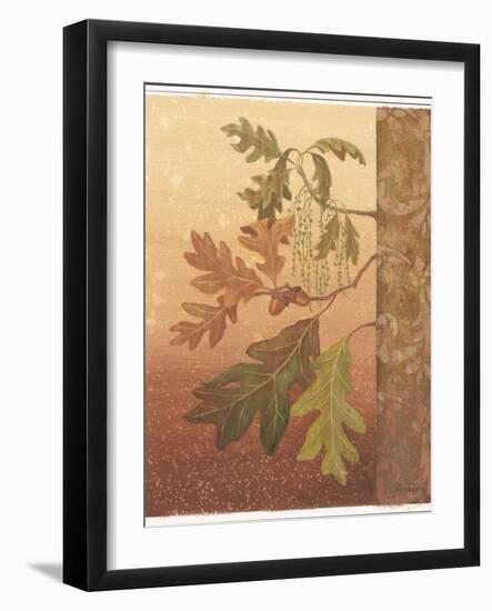 Oak Leaves-Jillian Jeffrey-Framed Art Print