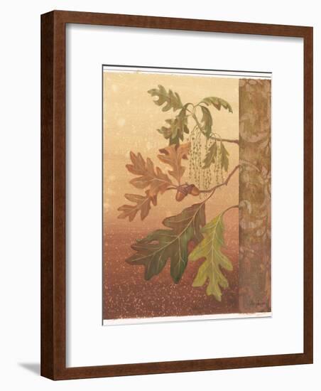 Oak Leaves-Jillian Jeffrey-Framed Art Print
