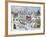 Oak Ridge in Winter-Bob Fair-Framed Giclee Print