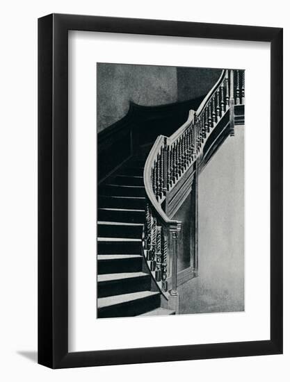 'Oak Staircase of Charles II, at Whitton Park House', 1910-Unknown-Framed Photographic Print