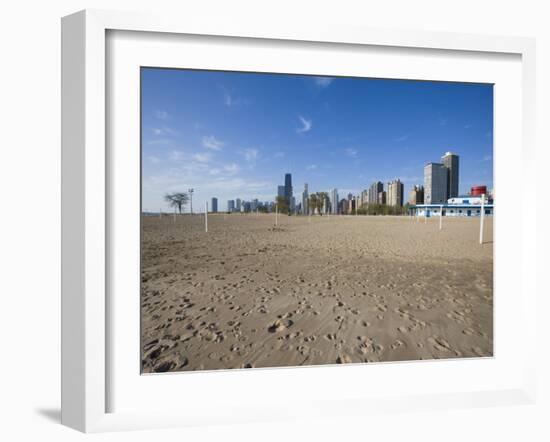 Oak Street Beach, Chicago, Illinois, United States of America, North America-Amanda Hall-Framed Photographic Print