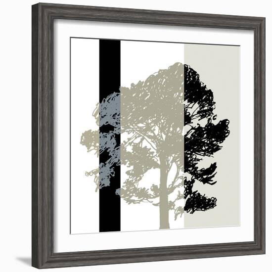 Oak Stripe-Sarah Cheyne-Framed Giclee Print