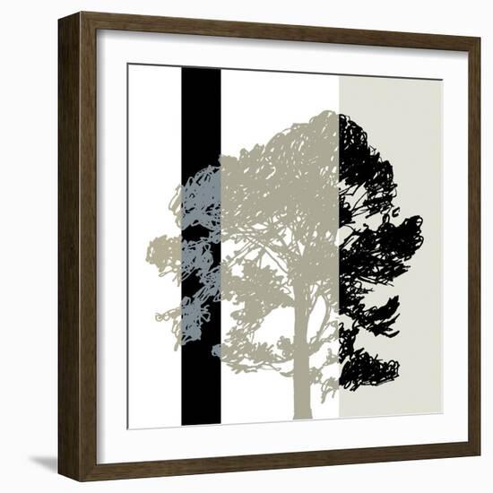 Oak Stripe-Sarah Cheyne-Framed Giclee Print