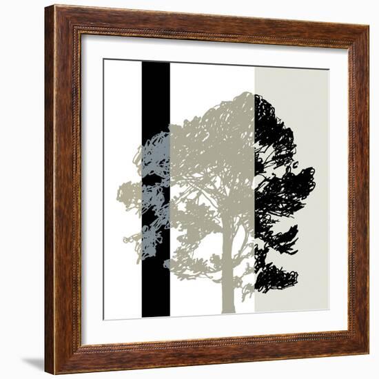 Oak Stripe-Sarah Cheyne-Framed Giclee Print