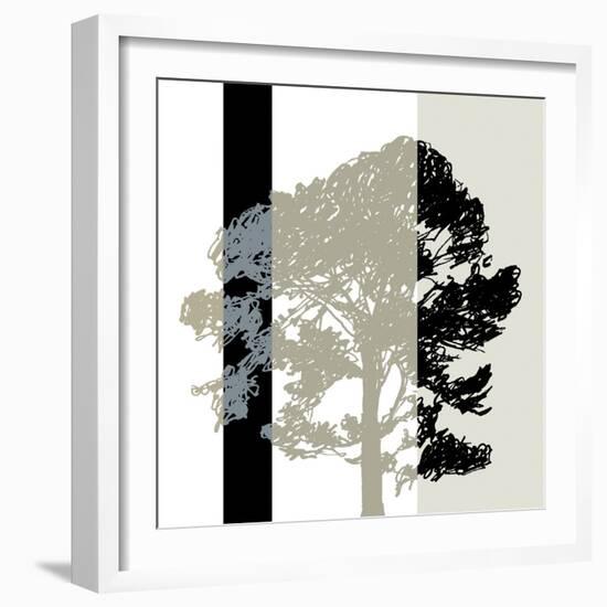 Oak Stripe-Sarah Cheyne-Framed Giclee Print