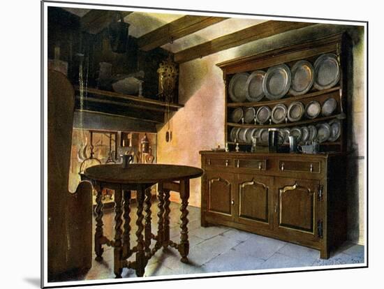 Oak Welsh Dresser, 1910-Edwin Foley-Mounted Giclee Print