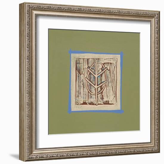 Oak-P^ G^ Gravele-Framed Giclee Print