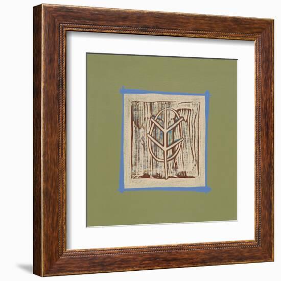 Oak-P^ G^ Gravele-Framed Giclee Print