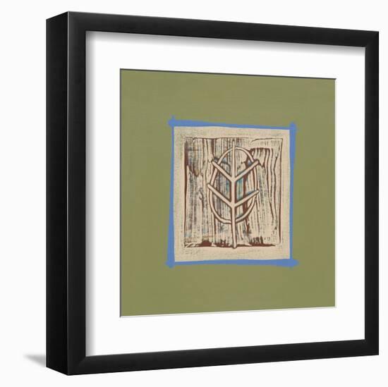 Oak-P^G^ Gravele-Framed Art Print