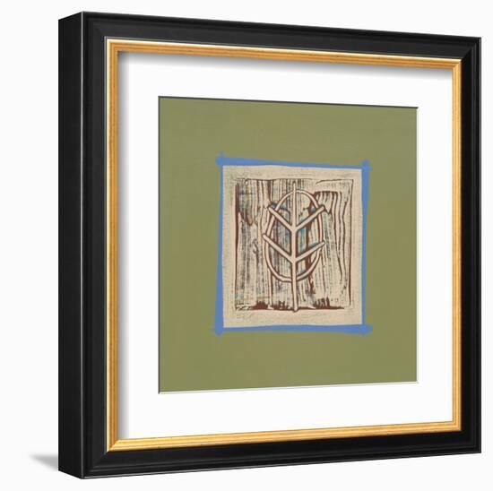 Oak-P^G^ Gravele-Framed Art Print