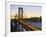 Oakland Bay Bridge at Dusk, San Francisco, California, USA-David Barnes-Framed Photographic Print