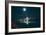 Oakland Bay Bridge by Moonlight and Reflection-Vincent James-Framed Photographic Print