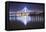 Oakland Bay Bridge, Night Reflection-Vincent James-Framed Premier Image Canvas