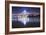 Oakland Bay Bridge, Night Reflection-Vincent James-Framed Photographic Print