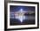 Oakland Bay Bridge, Night Reflection-Vincent James-Framed Photographic Print