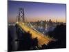 Oakland Bay Bridge, San Francisco, California, USA-Walter Bibikow-Mounted Photographic Print