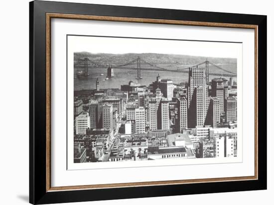 Oakland Bay Bridge, San Francisco, California-null-Framed Art Print