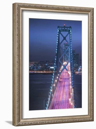 Oakland Bridge 1 Color-Moises Levy-Framed Photographic Print