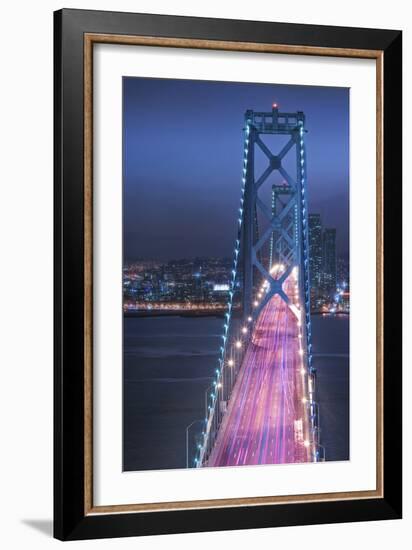 Oakland Bridge 1 Color-Moises Levy-Framed Photographic Print