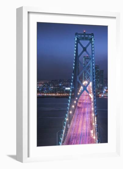 Oakland Bridge 1 Color-Moises Levy-Framed Photographic Print