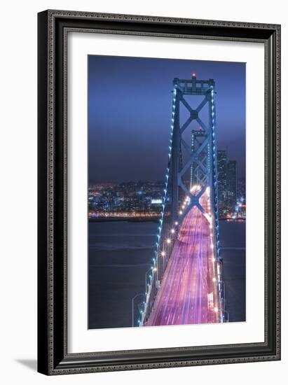 Oakland Bridge 1 Color-Moises Levy-Framed Photographic Print