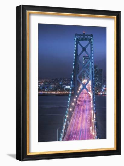 Oakland Bridge 1 Color-Moises Levy-Framed Photographic Print