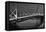 Oakland Bridge 2 BW-Moises Levy-Framed Premier Image Canvas