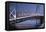 Oakland Bridge 2 Color-Moises Levy-Framed Premier Image Canvas