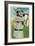 Oakland, CA, Oakland Pacific Coast League, Tonnesen, Baseball Card-Lantern Press-Framed Art Print