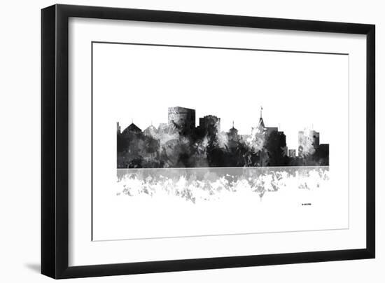 Oakland California Skyline BG 1-Marlene Watson-Framed Giclee Print