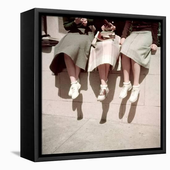 Oakland High School Teenage Girls, Oakland, CA, 1950-Loomis Dean-Framed Premier Image Canvas