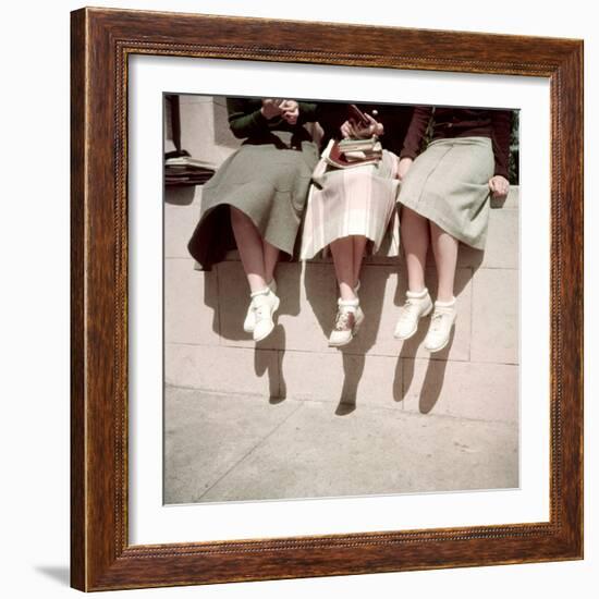 Oakland High School Teenage Girls, Oakland, CA, 1950-Loomis Dean-Framed Photographic Print