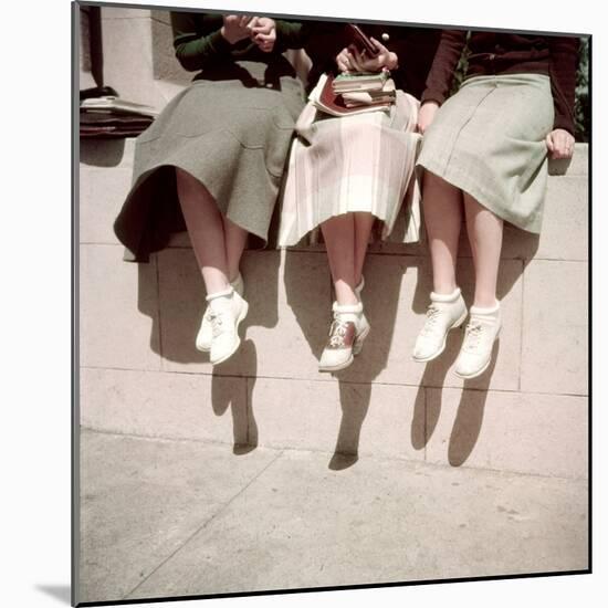 Oakland High School Teenage Girls, Oakland, CA, 1950-Loomis Dean-Mounted Photographic Print