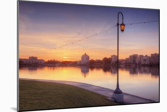 Oakland Lakeside Scene-Vincent James-Mounted Photographic Print